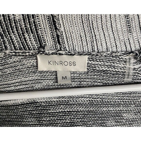 Kinross Cardigan Sweater Cotton Long Sleeve Open Front - Picture 4 of 7